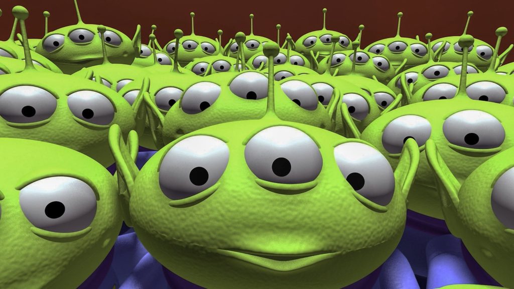 Karakter Mainan ikonik Toy Story - Alien/ Little Green Men