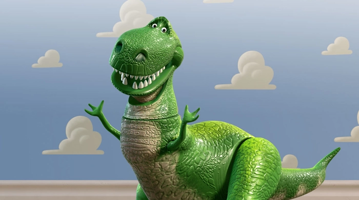 Karakter Mainan ikonik Toy Story - Rex